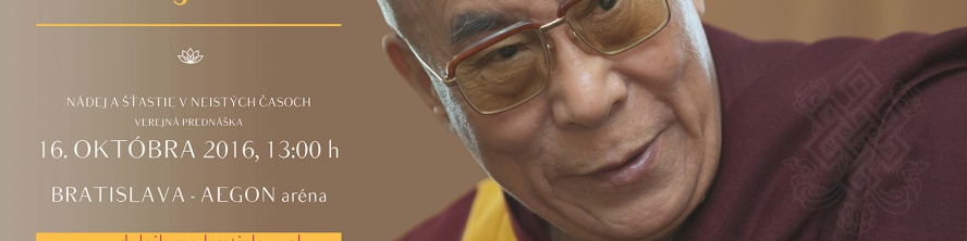 Jeho Svätosť 14. dalailáma na Slovensku
